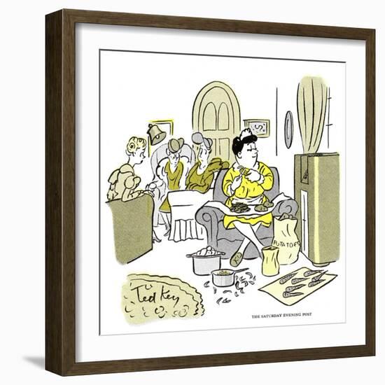 Hazel Cartoon-Ted Key-Framed Giclee Print