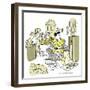 Hazel Cartoon-Ted Key-Framed Giclee Print