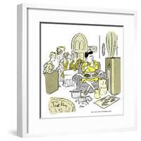 Hazel Cartoon-Ted Key-Framed Giclee Print