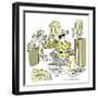 Hazel Cartoon-Ted Key-Framed Giclee Print