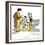 Hazel Cartoon-Ted Key-Framed Giclee Print