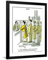 Hazel Cartoon-Ted Key-Framed Giclee Print