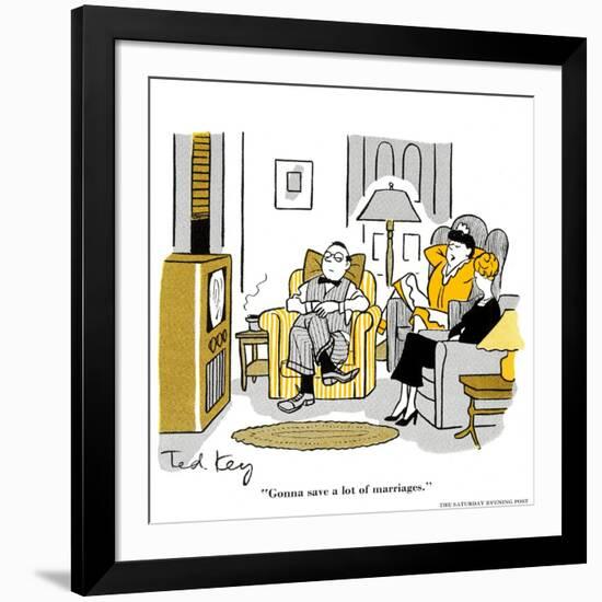 Hazel Cartoon-Ted Key-Framed Giclee Print