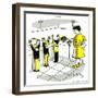 Hazel Cartoon-Ted Key-Framed Giclee Print