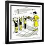 Hazel Cartoon-Ted Key-Framed Giclee Print