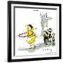 Hazel Cartoon-Ted Key-Framed Giclee Print