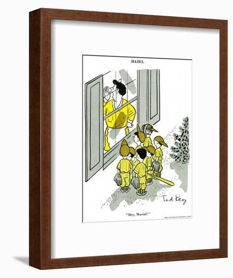 Hazel Cartoon-Ted Key-Framed Giclee Print