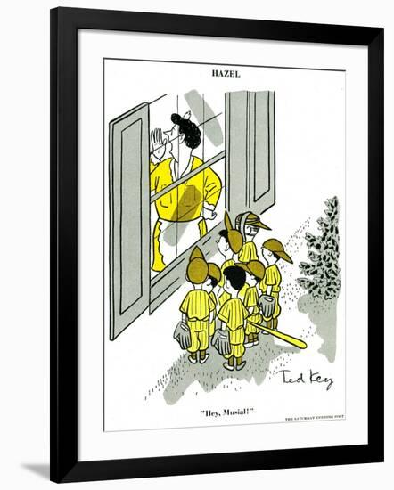 Hazel Cartoon-Ted Key-Framed Giclee Print