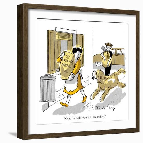 Hazel Cartoon-Ted Key-Framed Premium Giclee Print