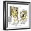 Hazel Cartoon-Ted Key-Framed Premium Giclee Print