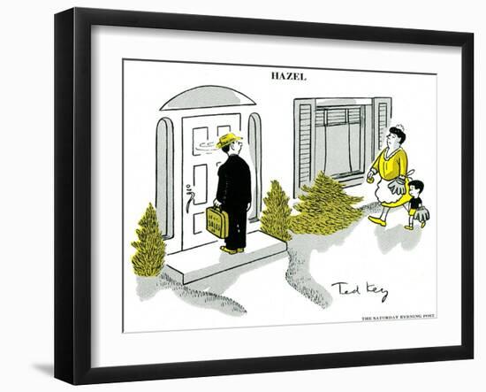 Hazel Cartoon-Ted Key-Framed Giclee Print