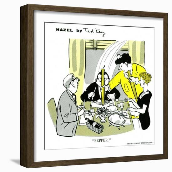 Hazel Cartoon-Ted Key-Framed Giclee Print