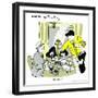 Hazel Cartoon-Ted Key-Framed Giclee Print