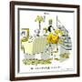 Hazel Cartoon-Ted Key-Framed Giclee Print