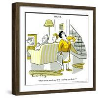 Hazel Cartoon-Ted Key-Framed Giclee Print