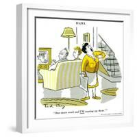 Hazel Cartoon-Ted Key-Framed Giclee Print