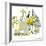 Hazel Cartoon-Ted Key-Framed Giclee Print