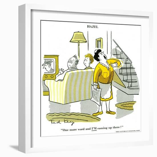 Hazel Cartoon-Ted Key-Framed Giclee Print