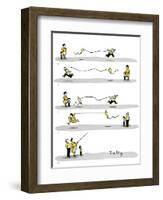 Hazel Cartoon-Ted Key-Framed Giclee Print