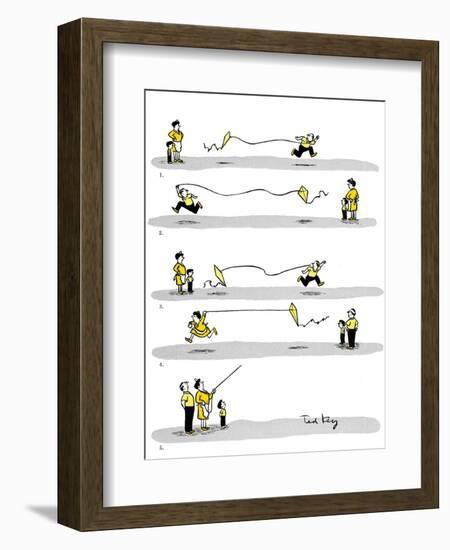 Hazel Cartoon-Ted Key-Framed Giclee Print