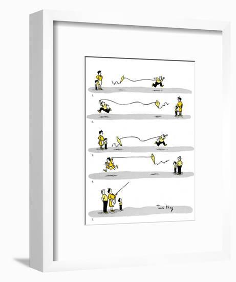 Hazel Cartoon-Ted Key-Framed Giclee Print