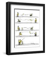 Hazel Cartoon-Ted Key-Framed Giclee Print