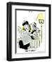 Hazel Cartoon-Ted Key-Framed Premium Giclee Print