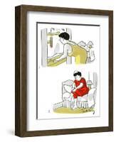 Hazel Cartoon-Ted Key-Framed Giclee Print