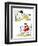 Hazel Cartoon-Ted Key-Framed Giclee Print