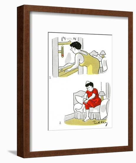 Hazel Cartoon-Ted Key-Framed Giclee Print