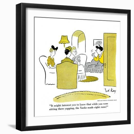 Hazel Cartoon-Ted Key-Framed Giclee Print