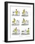 Hazel Cartoon-Ted Key-Framed Giclee Print