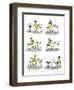 Hazel Cartoon-Ted Key-Framed Giclee Print