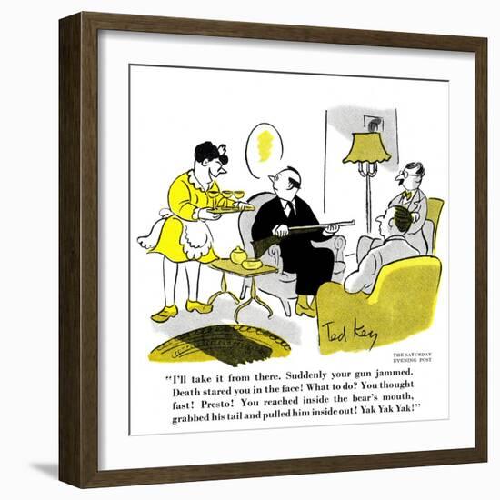 Hazel Cartoon-Ted Key-Framed Giclee Print