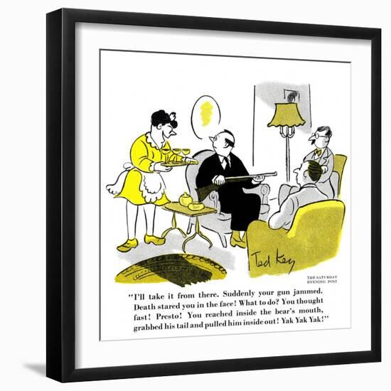 Hazel Cartoon-Ted Key-Framed Giclee Print