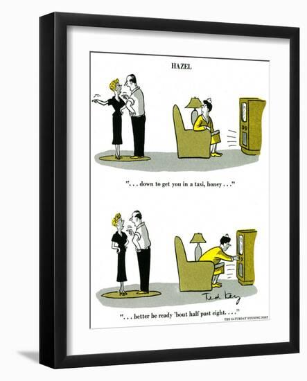 Hazel Cartoon-Ted Key-Framed Giclee Print