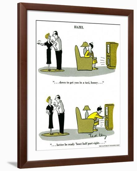 Hazel Cartoon-Ted Key-Framed Giclee Print