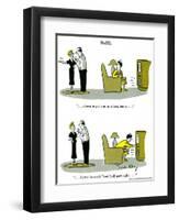 Hazel Cartoon-Ted Key-Framed Giclee Print