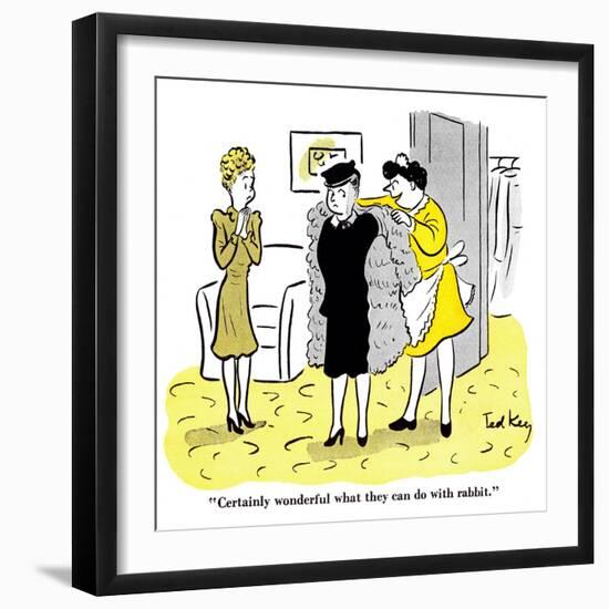 Hazel Cartoon-Ted Key-Framed Premium Giclee Print