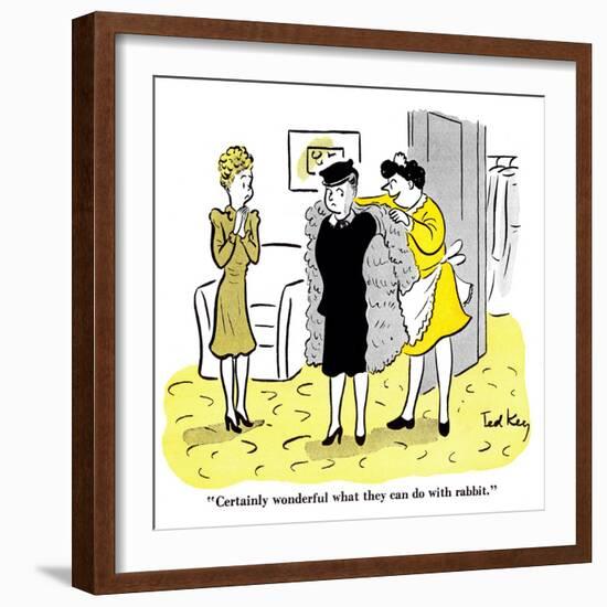 Hazel Cartoon-Ted Key-Framed Giclee Print