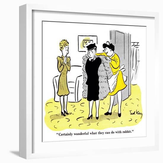 Hazel Cartoon-Ted Key-Framed Giclee Print