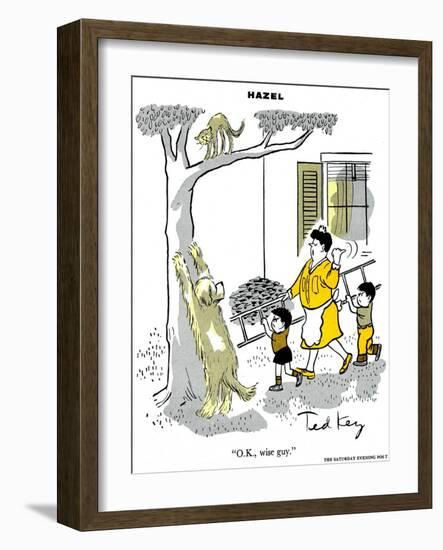 Hazel Cartoon-Ted Key-Framed Giclee Print