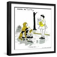 Hazel Cartoon-Ted Key-Framed Giclee Print