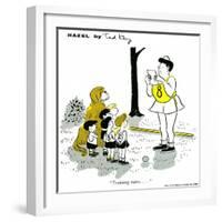 Hazel Cartoon-Ted Key-Framed Giclee Print