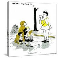 Hazel Cartoon-Ted Key-Stretched Canvas