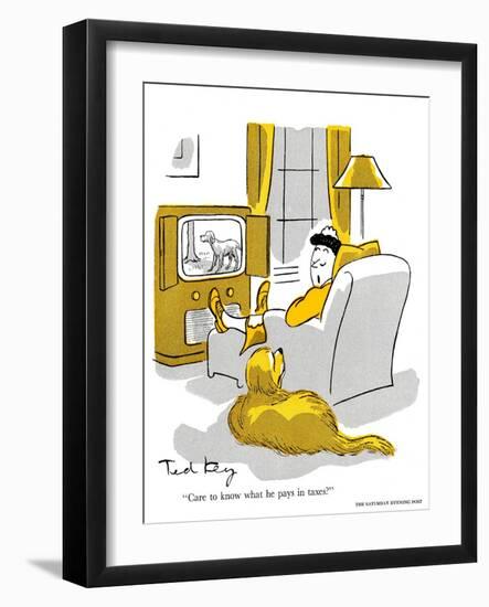 Hazel Cartoon-Ted Key-Framed Giclee Print