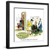 Hazel Cartoon-Ted Key-Framed Giclee Print