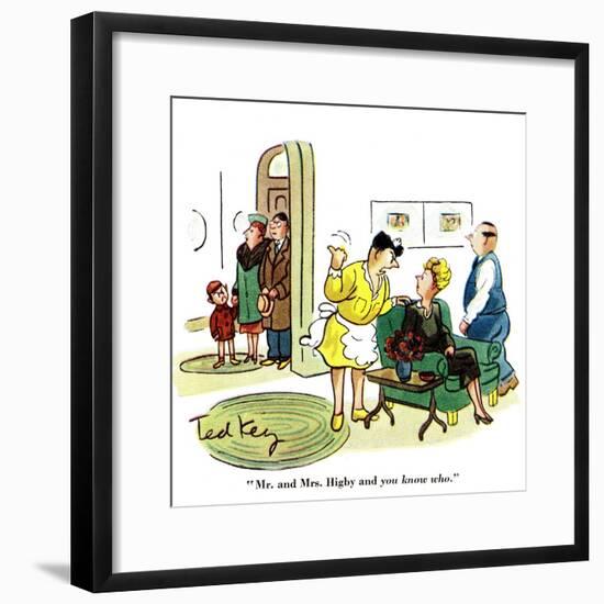 Hazel Cartoon-Ted Key-Framed Giclee Print