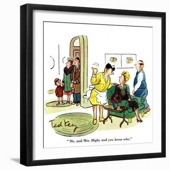 Hazel Cartoon-Ted Key-Framed Giclee Print