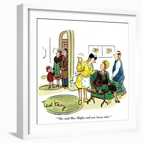 Hazel Cartoon-Ted Key-Framed Giclee Print